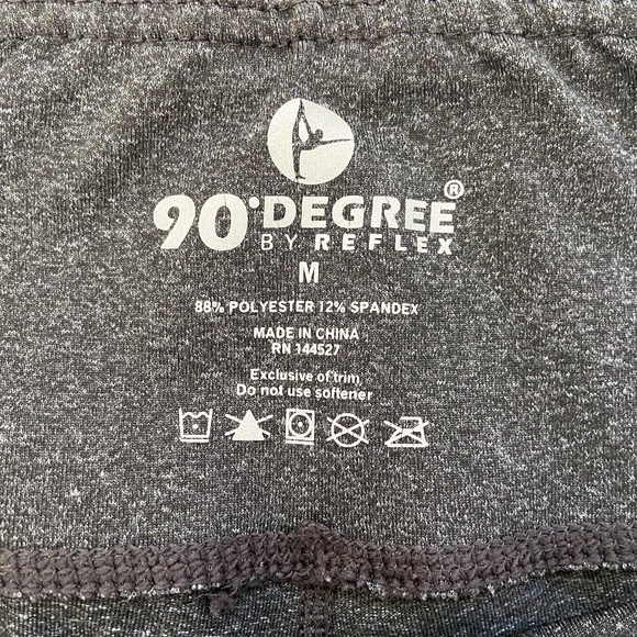 90 Degree by Reflex Gray Sports Leggings - Picture 3 of 3